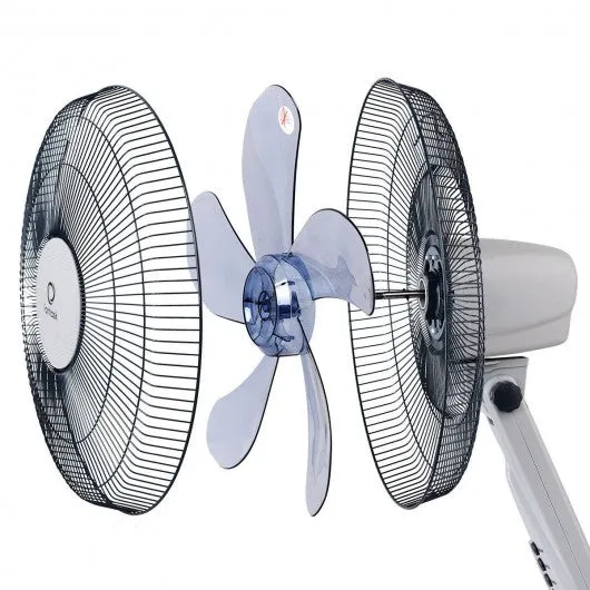 15" 5 Blades 3 Mode Height Adjustable Remote Control Pedestal Fan