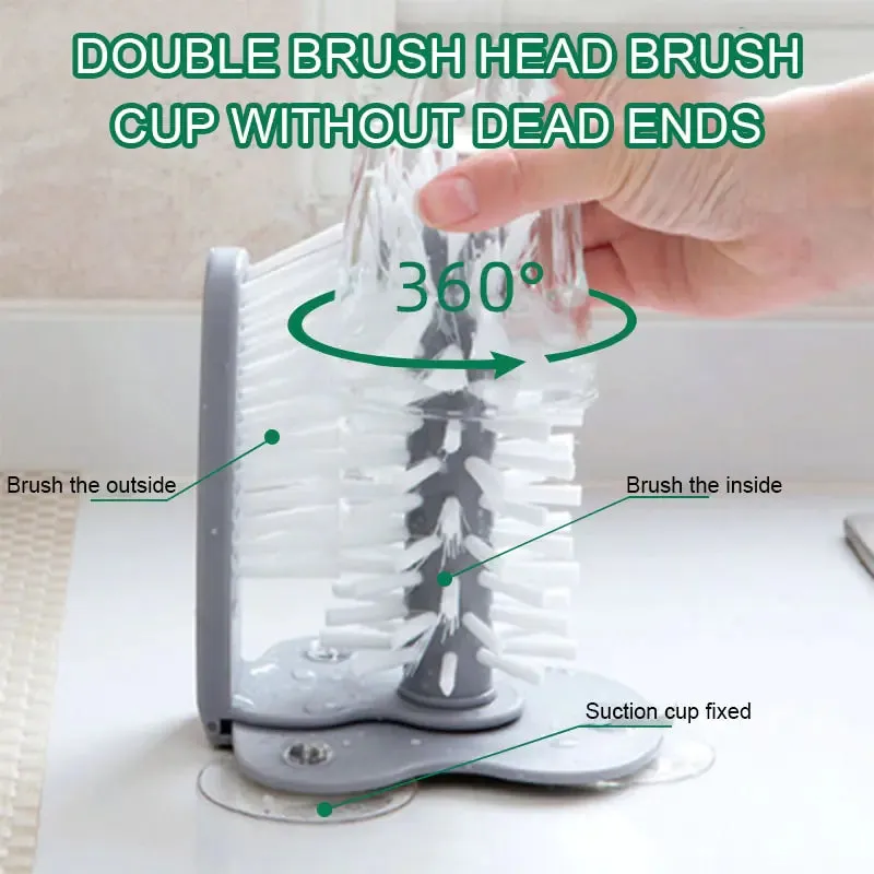 2 In 1 Cleaning Brush Cup Scrubber