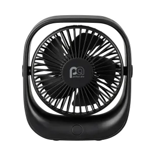 5" Rechargeable USB Fan with Adjustable Tilting Head and 3 Fan Speeds