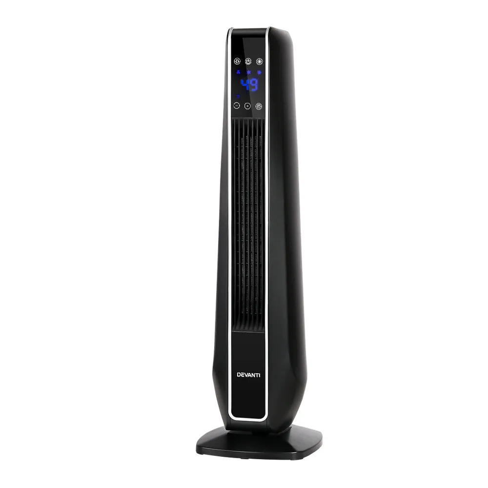 Adjustable Ceramic Tower Heater 2400W, LED Display - Devanti