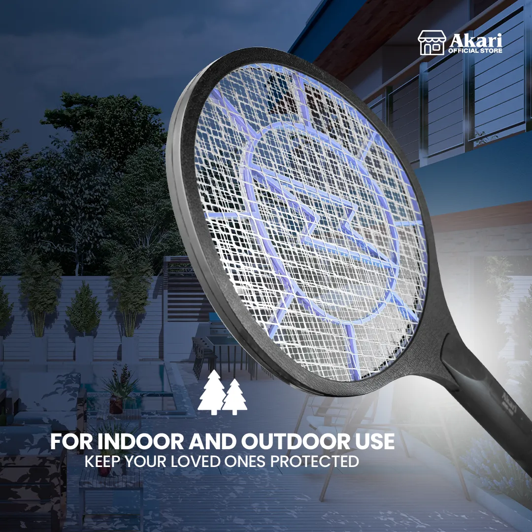 Akari B1T1: Electric UV Mosquito Swatter w/ retractable plug