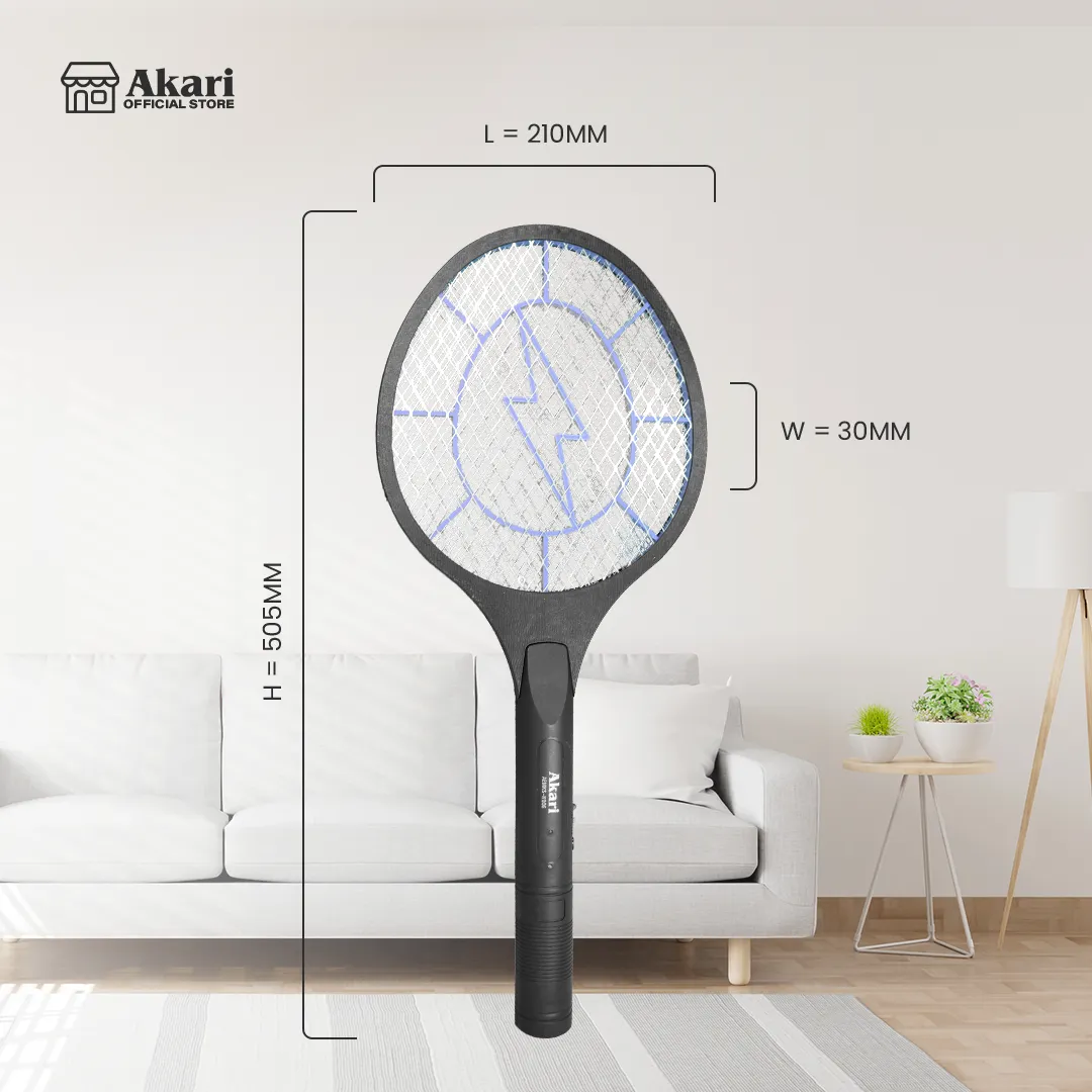 Akari B1T1: Electric UV Mosquito Swatter w/ retractable plug