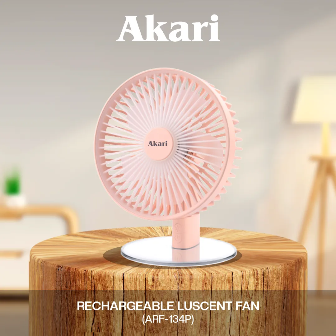 Akari Rechargeable Luscent Fan (ARF-134)