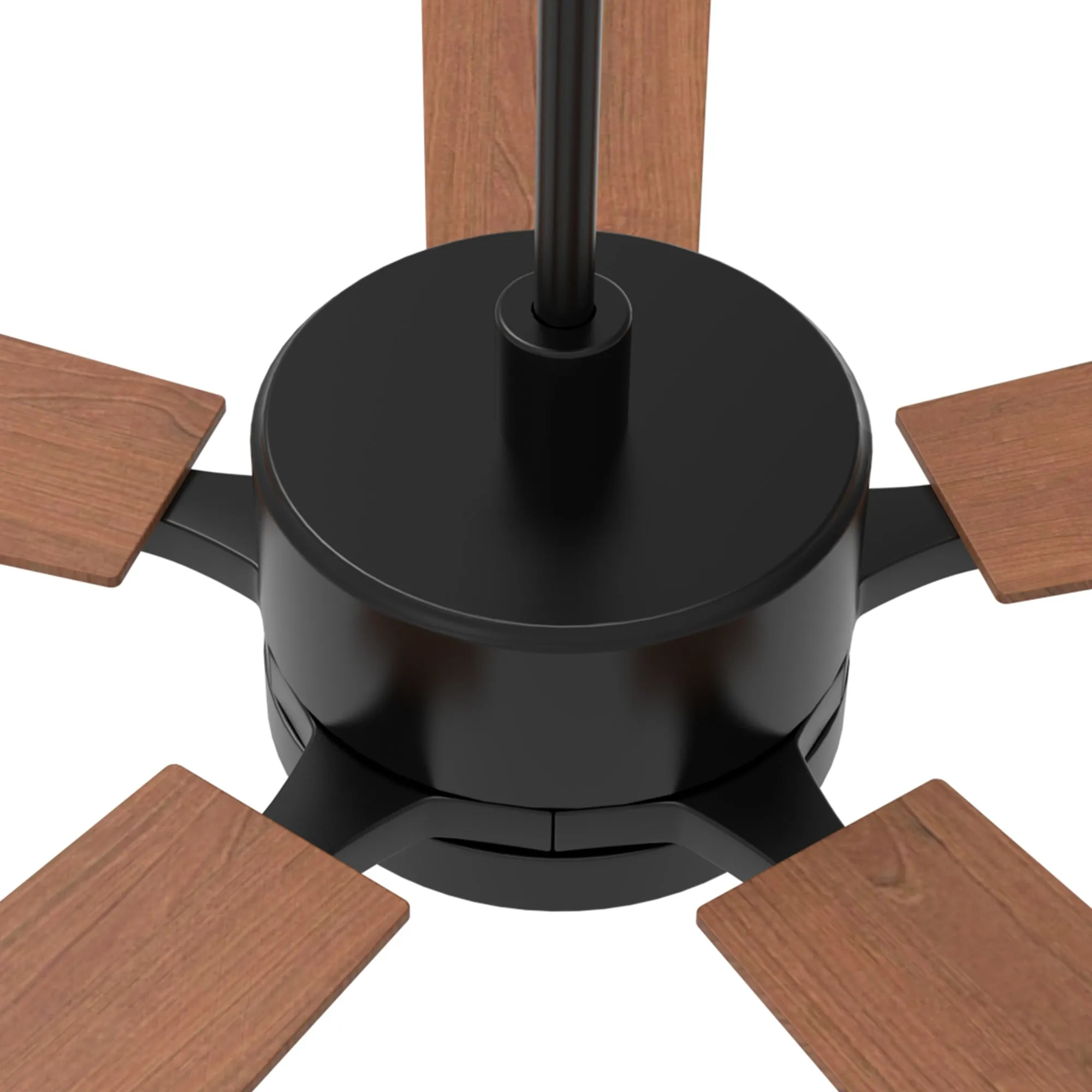 APPLETON 56 inch 5-Blade Smart Ceiling Fan with LED Light Kit & Remote Control - Black/Dark Wood