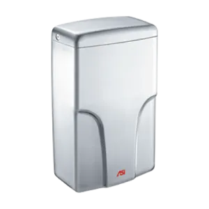 ASI® 0196-1-93 TURBO-Pro™ Hand Dryer -Satin Stainless Steel Cover High Speed HEPA Automatic Surface-Mounted ADA Compliant 120V