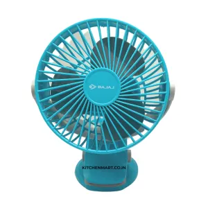 Bajaj Rechargeable Pygmy Mini Personal Fan 110mm