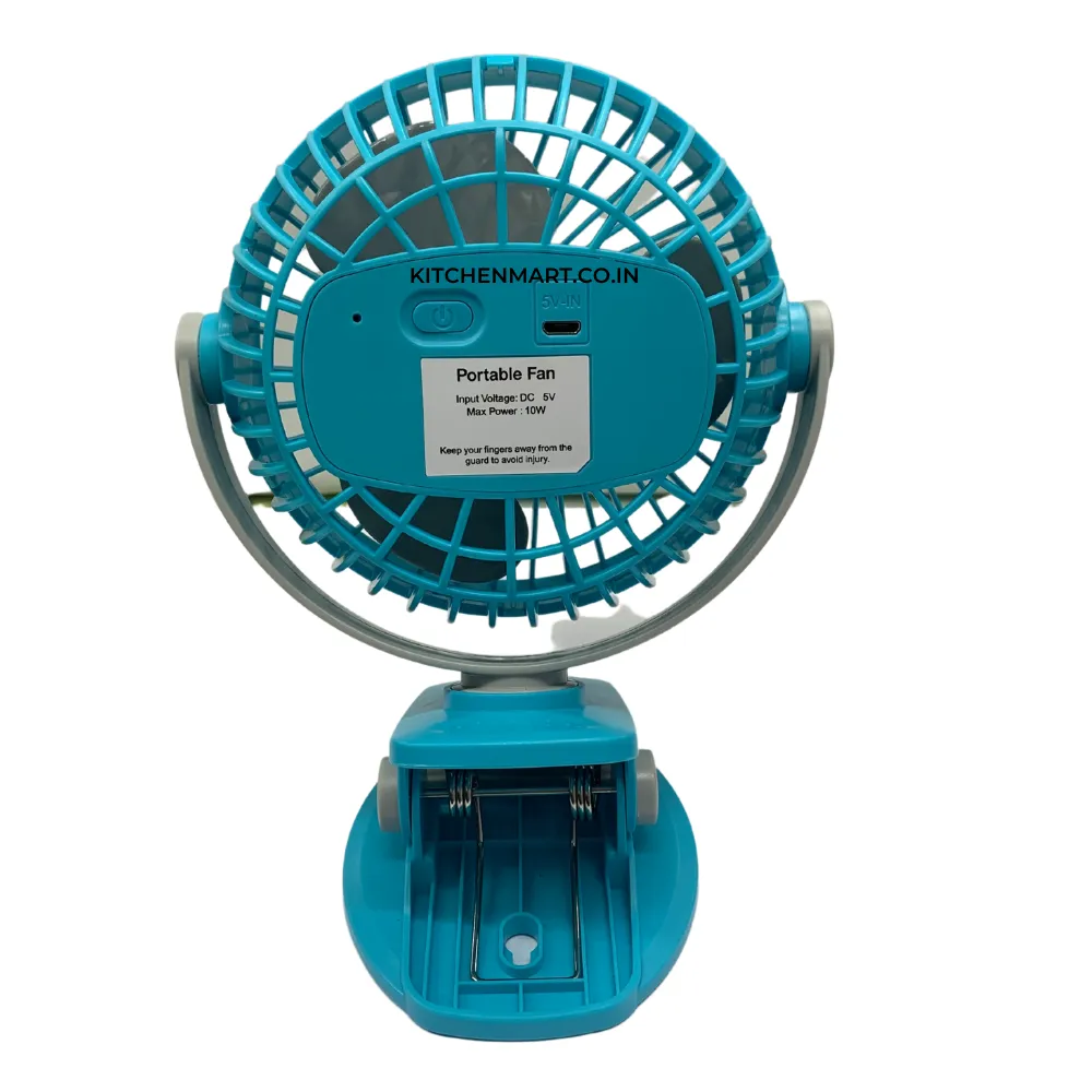 Bajaj Rechargeable Pygmy Mini Personal Fan 110mm