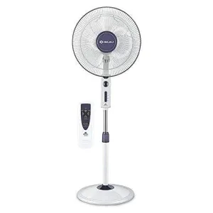 Bajaj VPR01 Pedestal Fan with Remote (Grey) 400mm