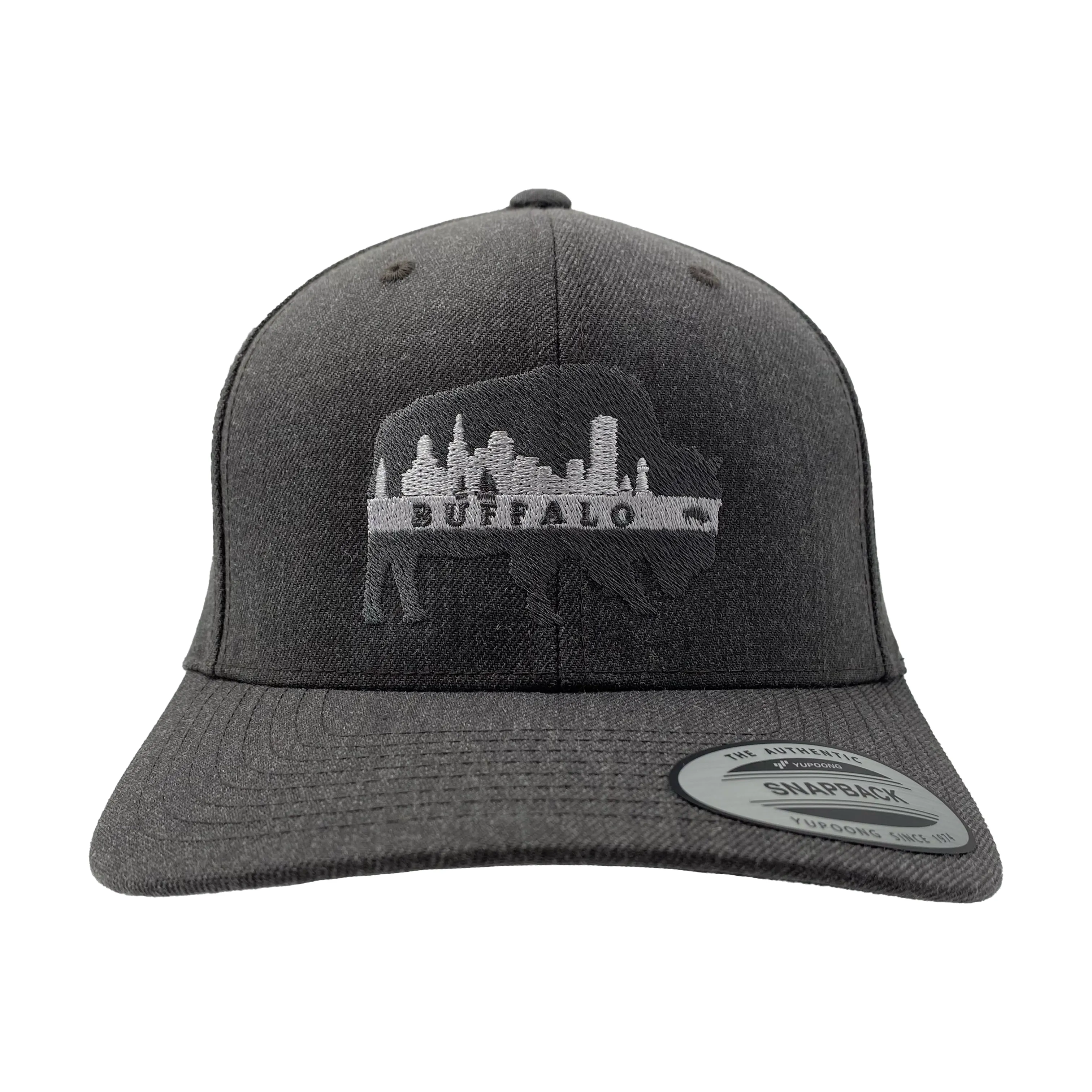 Buffalo Skyline Gray Adjustable Hat