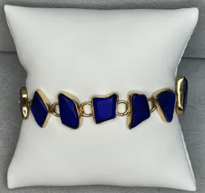 Charles Albert Alchemia - Beach Glass Bracelet Cobalt