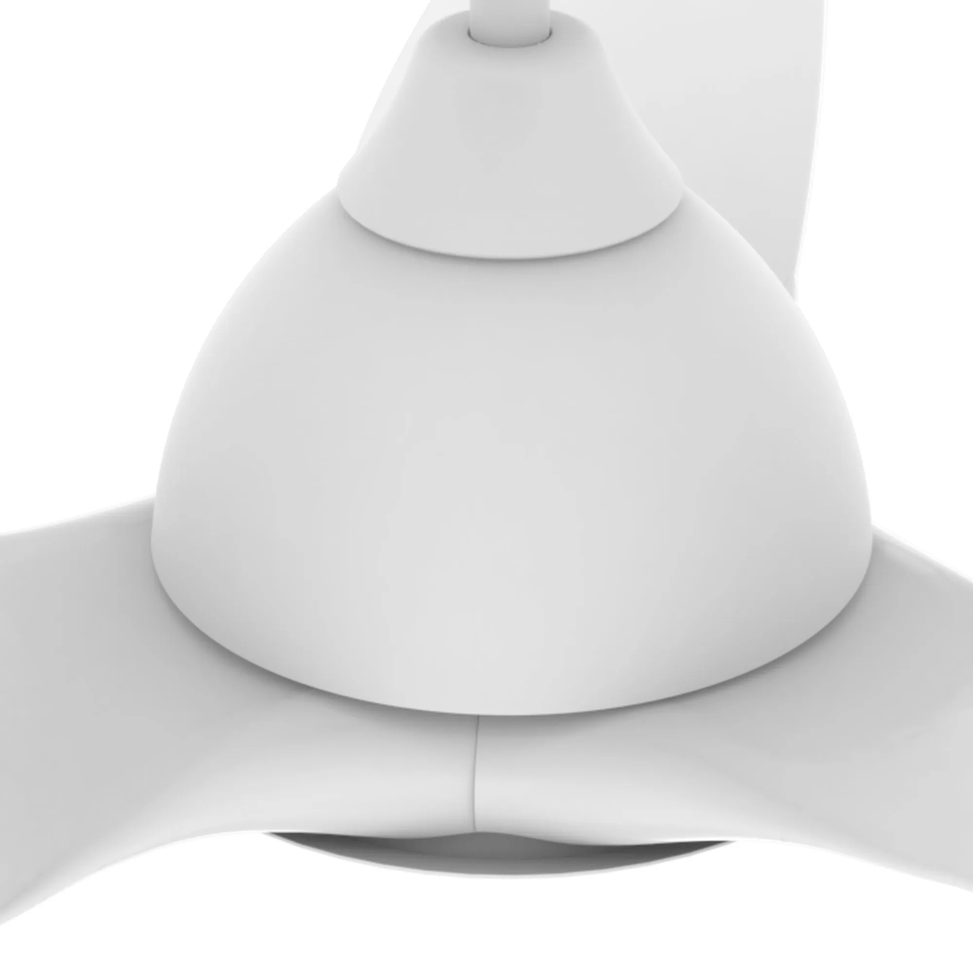 CRANSTON 52 inch 3-Blade Smart Ceiling Fan with LED Light Kit & Remote - White/White