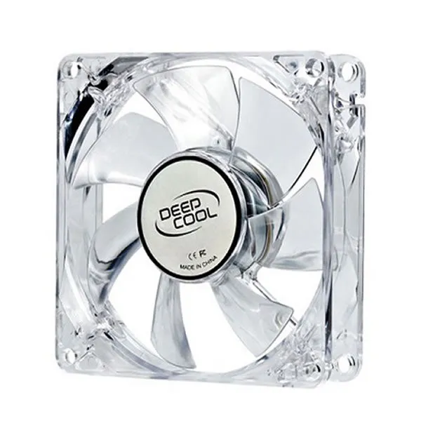 DeepCool XF80MM High-Quality Blue LED Case Fan With Low RPM for quiet Operations