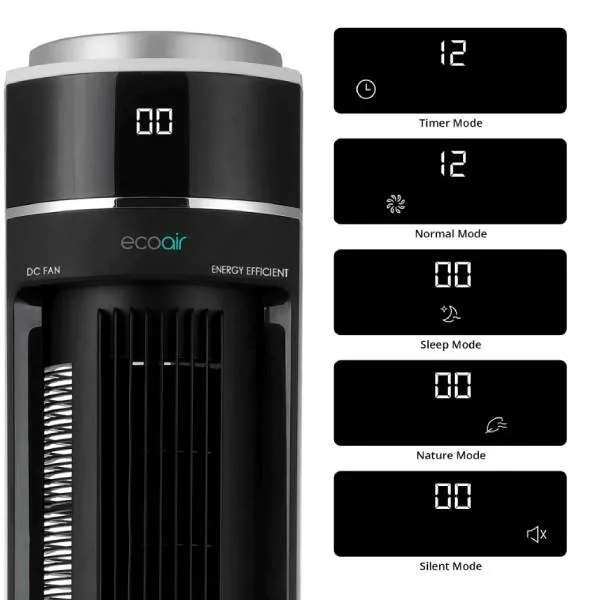 EcoAir Halo Tower Fan Low Energy