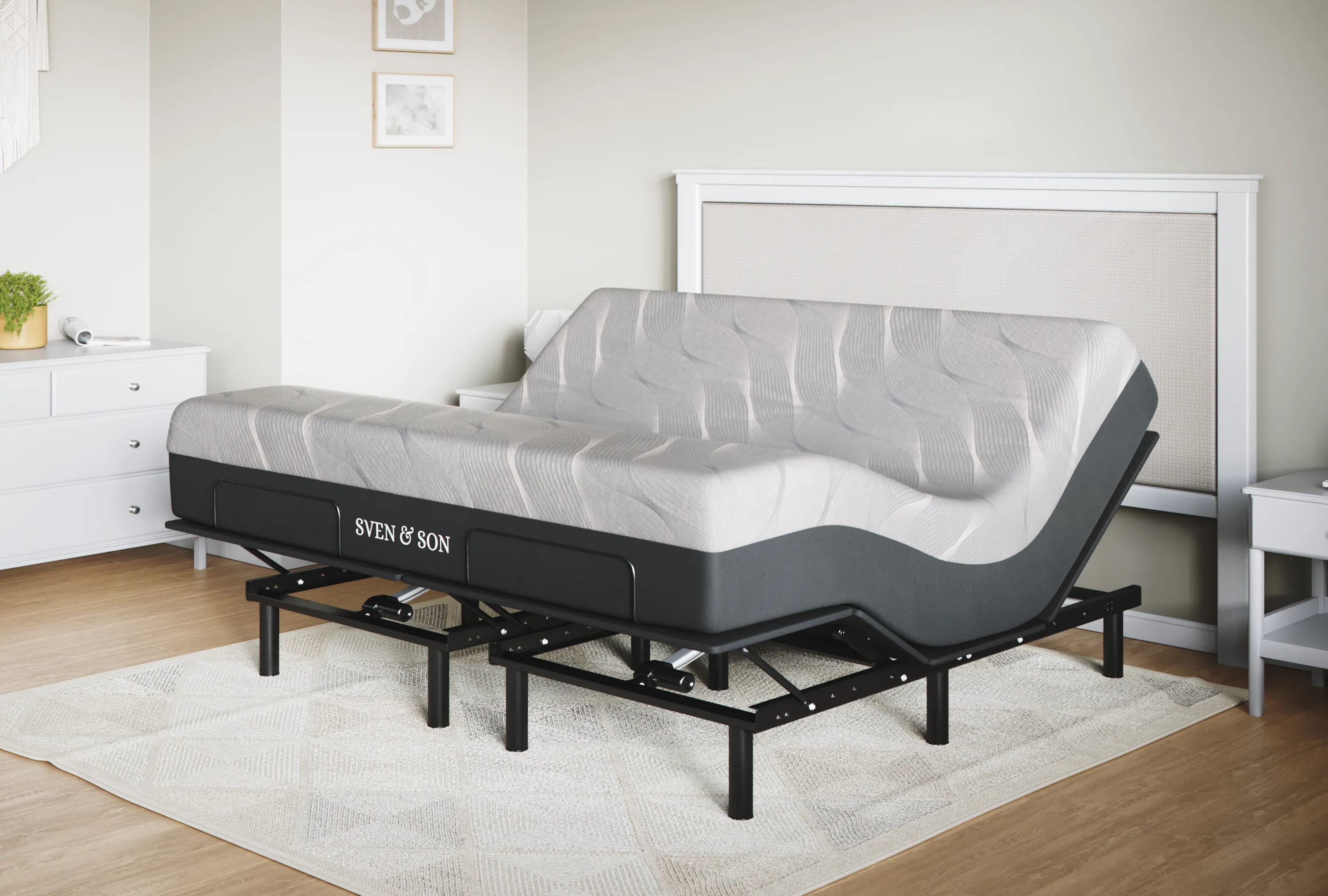 Essential Series Adjustable Bed Base   Choice of Mattress Bundle