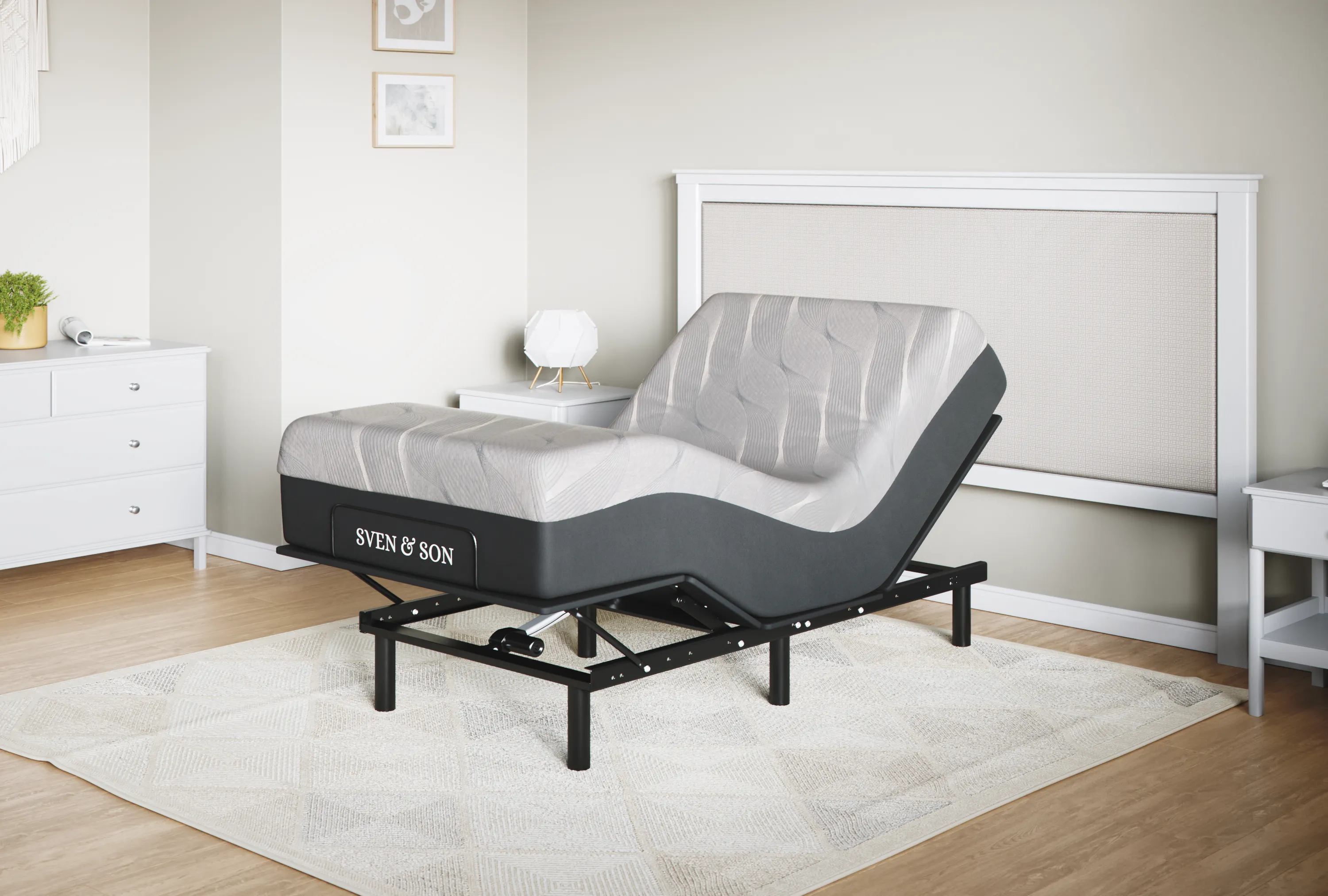 Essential Series Adjustable Bed Base   Choice of Mattress Bundle