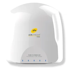 Fastest Drying & 2 HEPA Filters: Airstream PURE SR1100H Hand Dryer