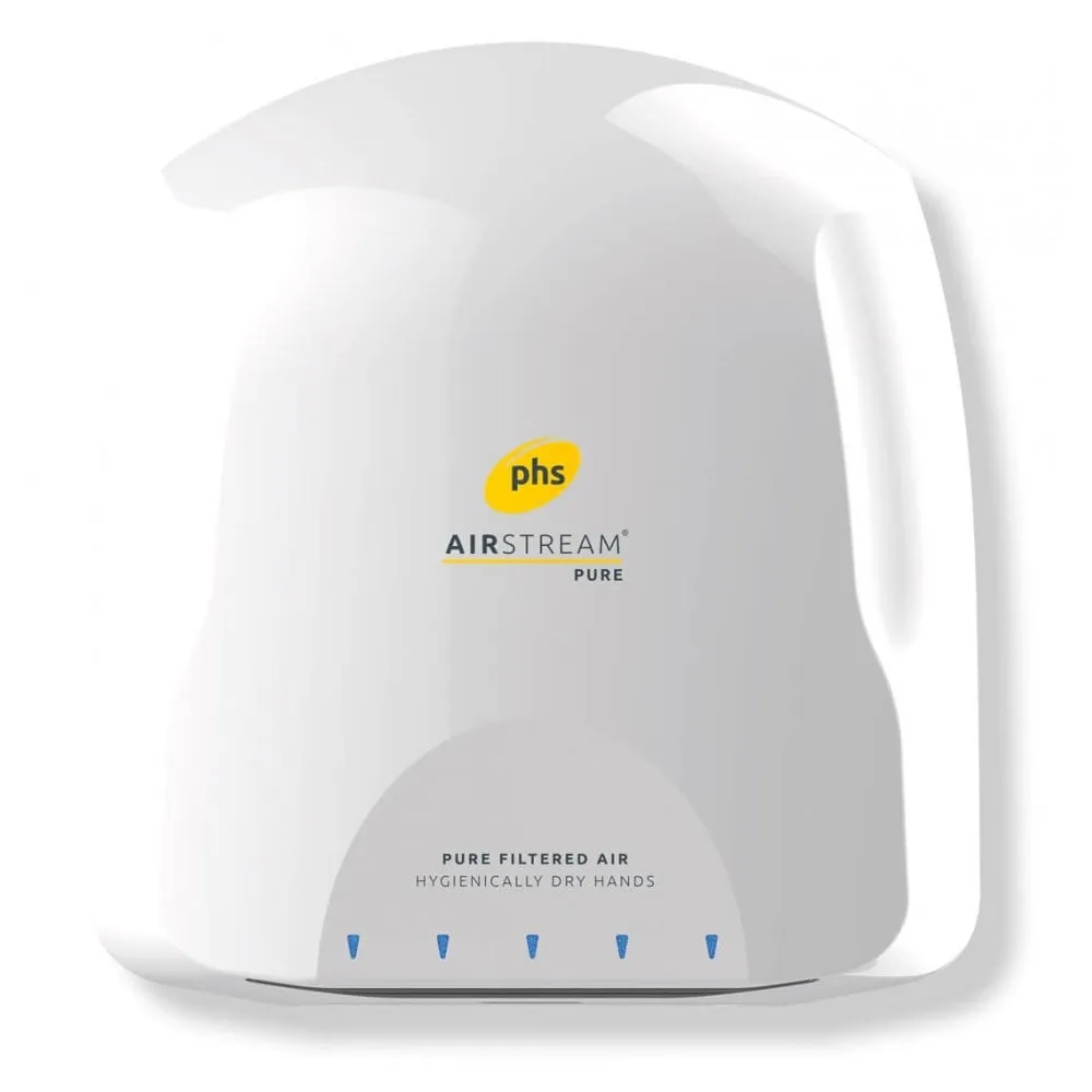 Fastest Drying & 2 HEPA Filters: Airstream PURE SR1100H Hand Dryer