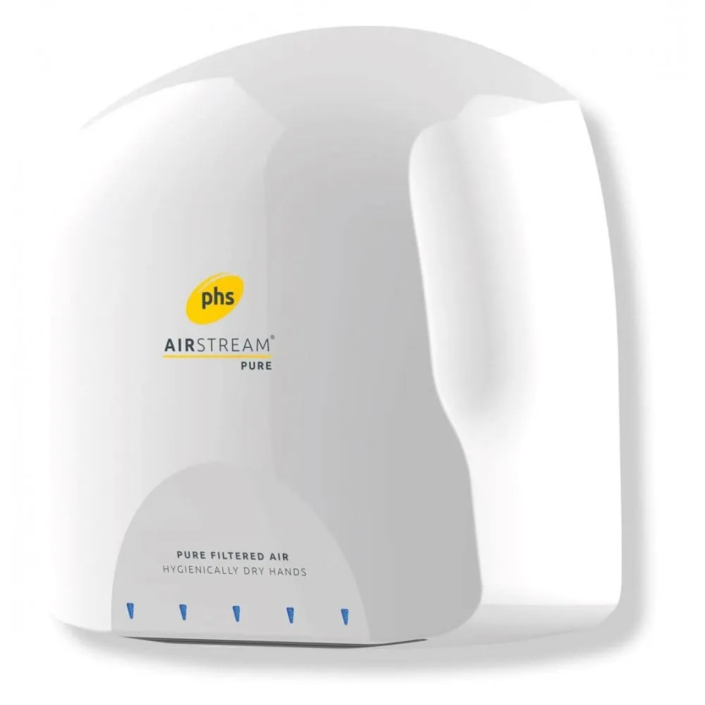 Fastest Drying & 2 HEPA Filters: Airstream PURE SR1100H Hand Dryer