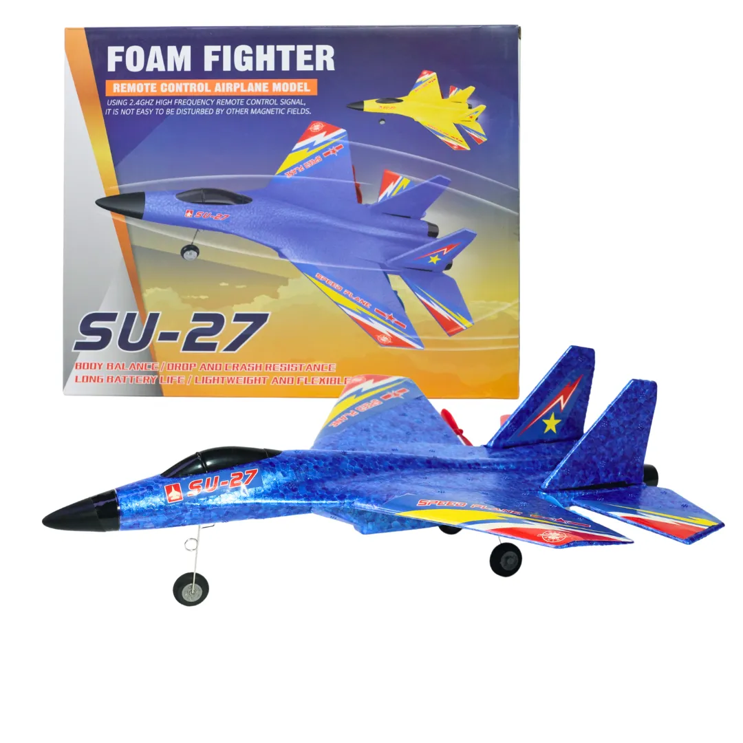 Foam Fighter SU-27 Remote Control Wireless Airplane Toy