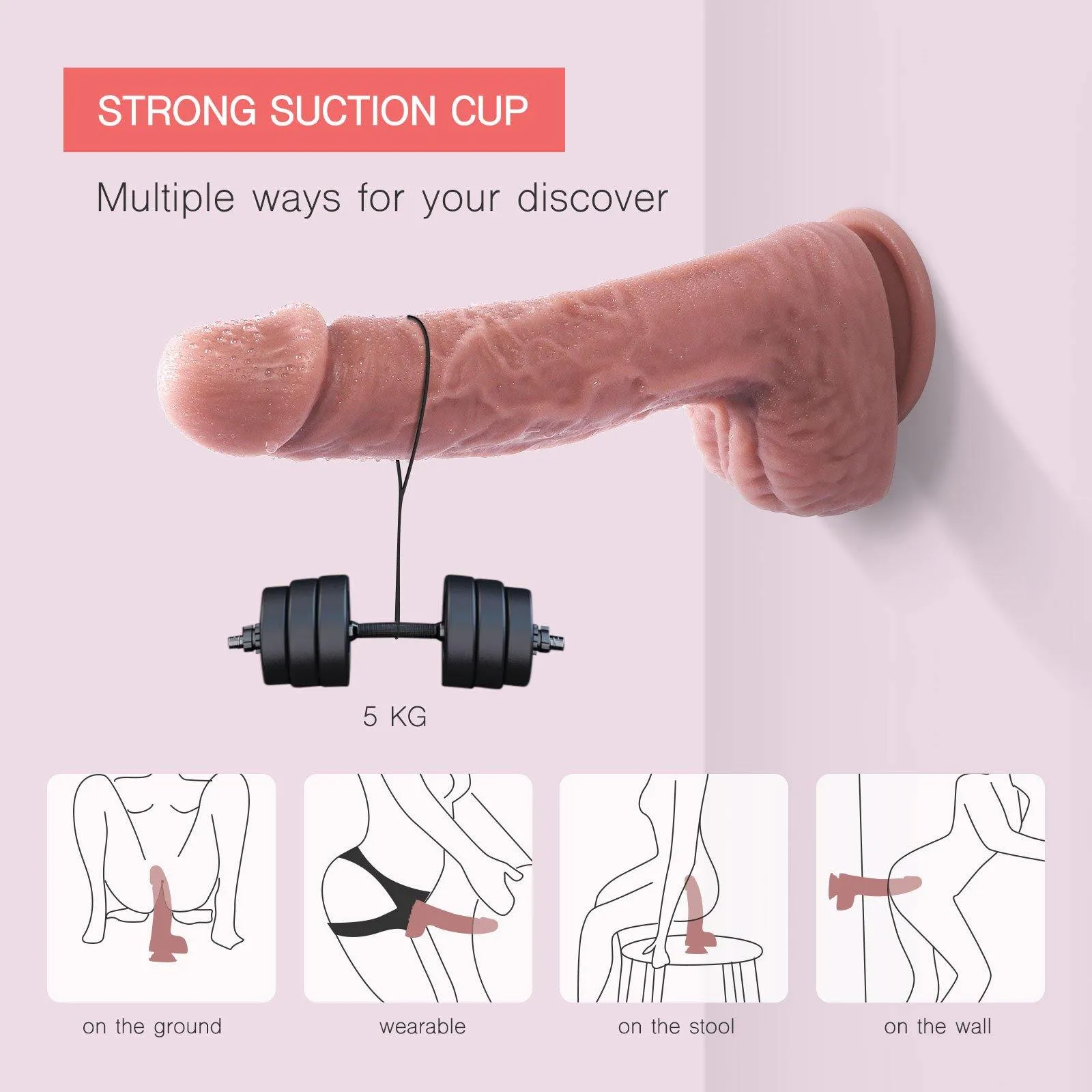 Hercules Deluxe Swinging Dildo