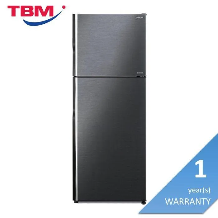 Hitachi R-VX490PM9 BBK Fridge 2 Doors G443L Inverter Brilliant Black