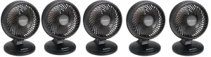 Holmes Lil Blizzard 8 Inch mWuWxo Oscillating Table Fan (5 Units)