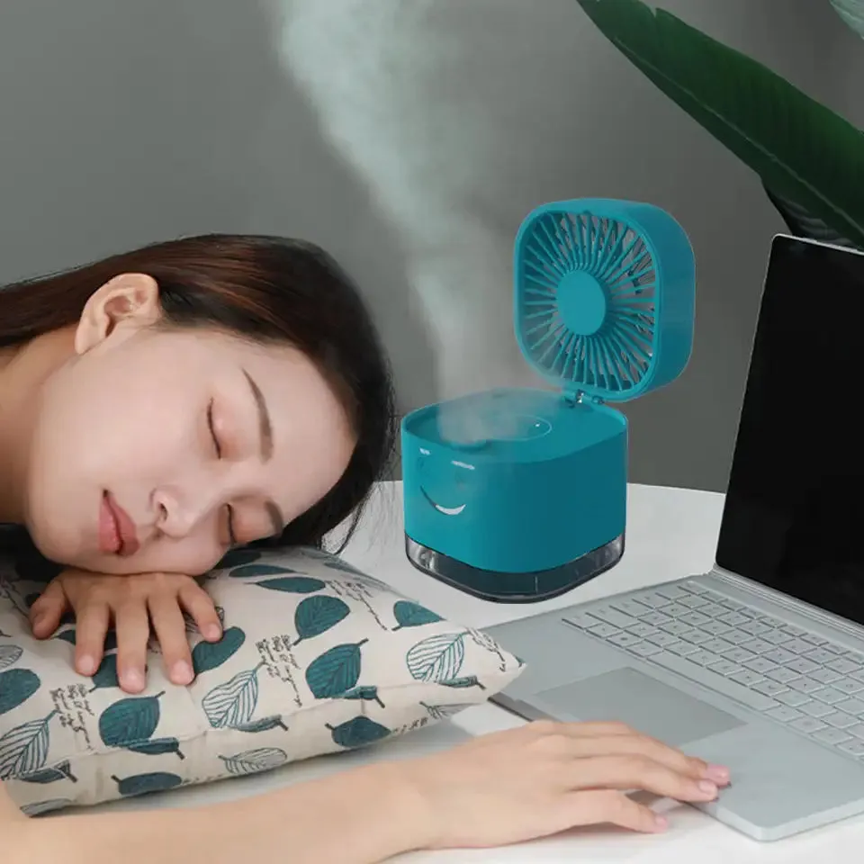 Humidifier Mini Desktop Fan