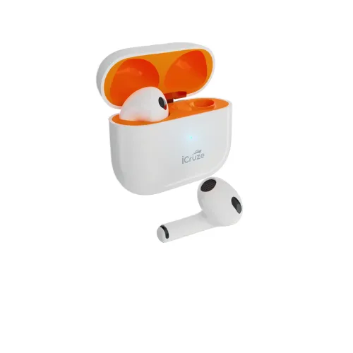 iCruze Scoop Wireless Earbuds (Orange)