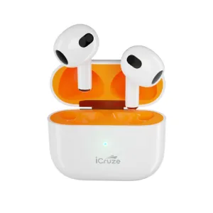 iCruze Scoop Wireless Earbuds (Orange)