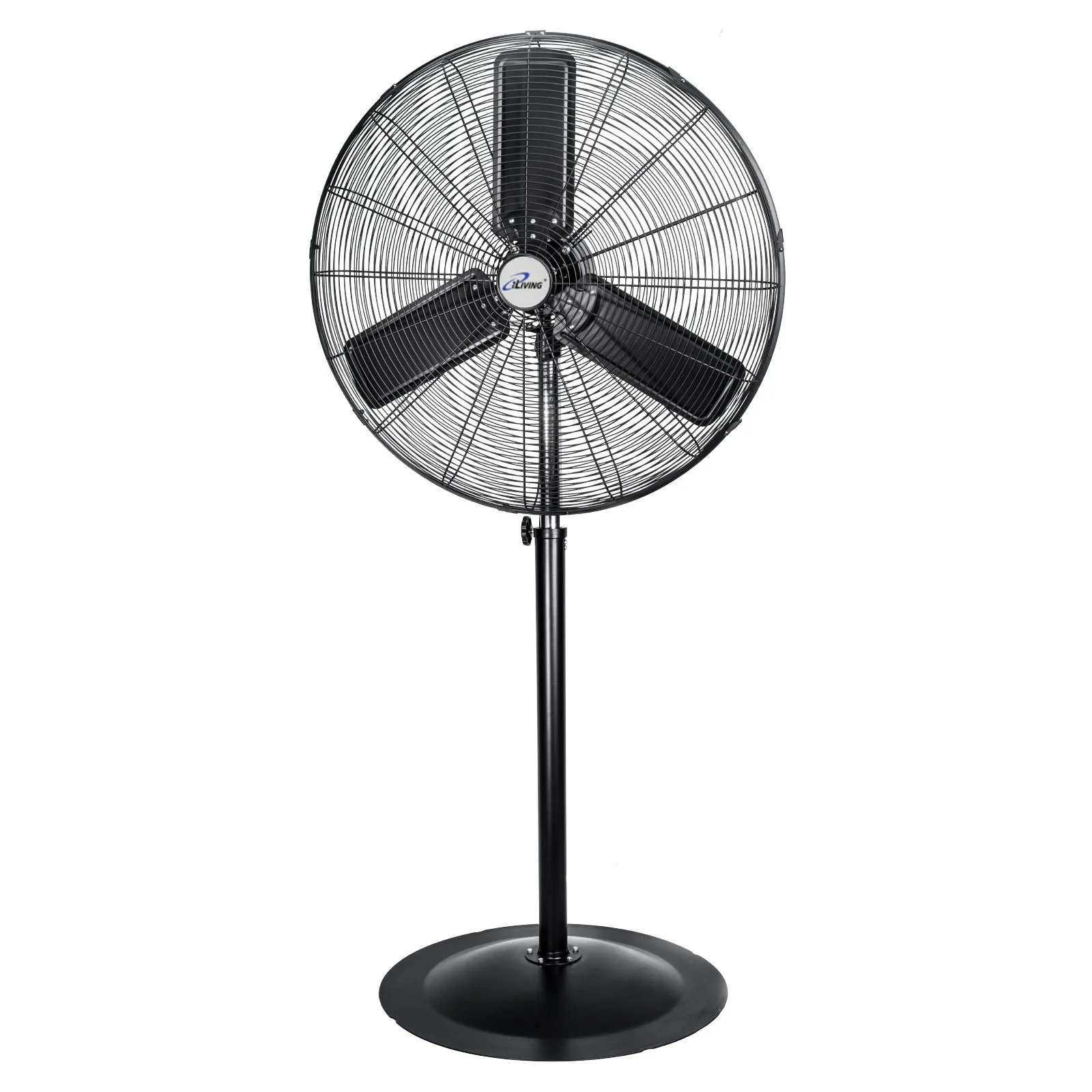 ILG8P31-93 :  iLiving 30" Commercial Pedestal Oscillating Fan - Shop, Garage, Warehouse - 120V, 1.8A , 8400 CFM