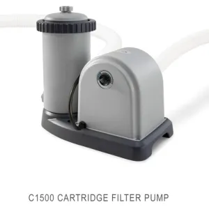 Intex Krystal Clear™ Cartridge Filter Pump - 1,500 GPH