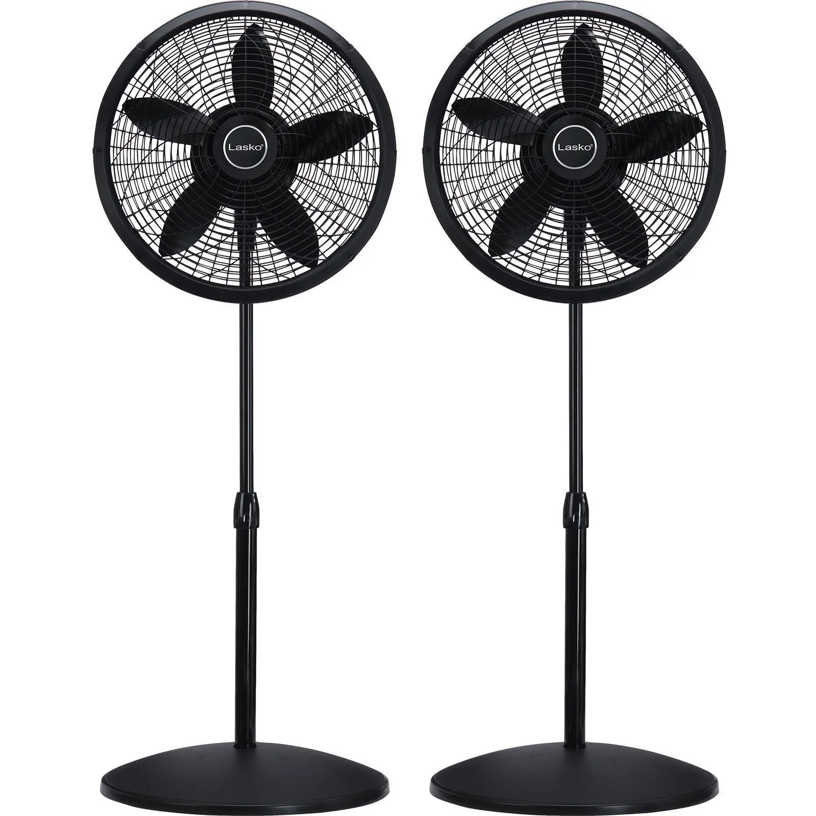 Lasko ' 1827 Elegance & Performance Pedestal Fan, Black (2-Units)