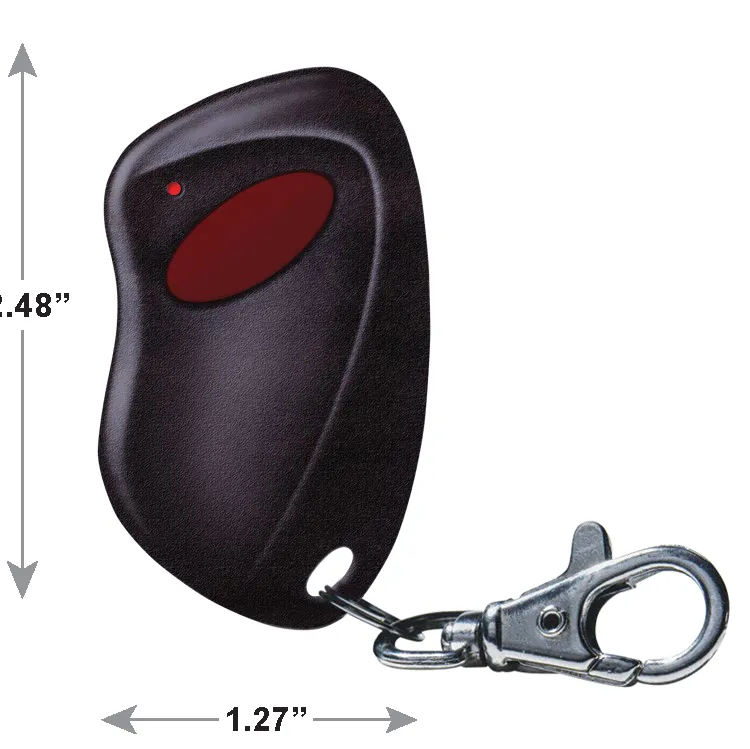 Long Range Keychain Transmitter, 1 Channel, 433MHz., JLRT-1BUTTON