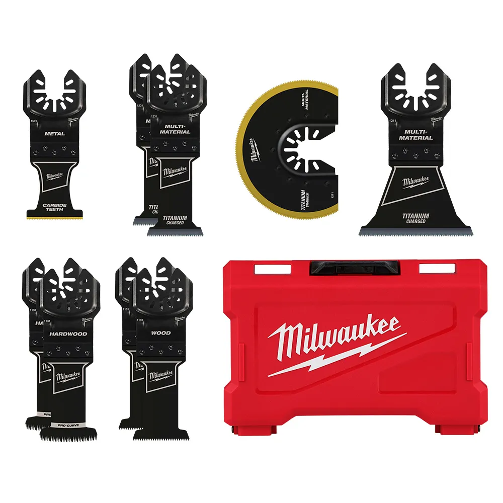 Milwaukee Open-Lok Multi-Tool Blade Variety Kit 9Pc