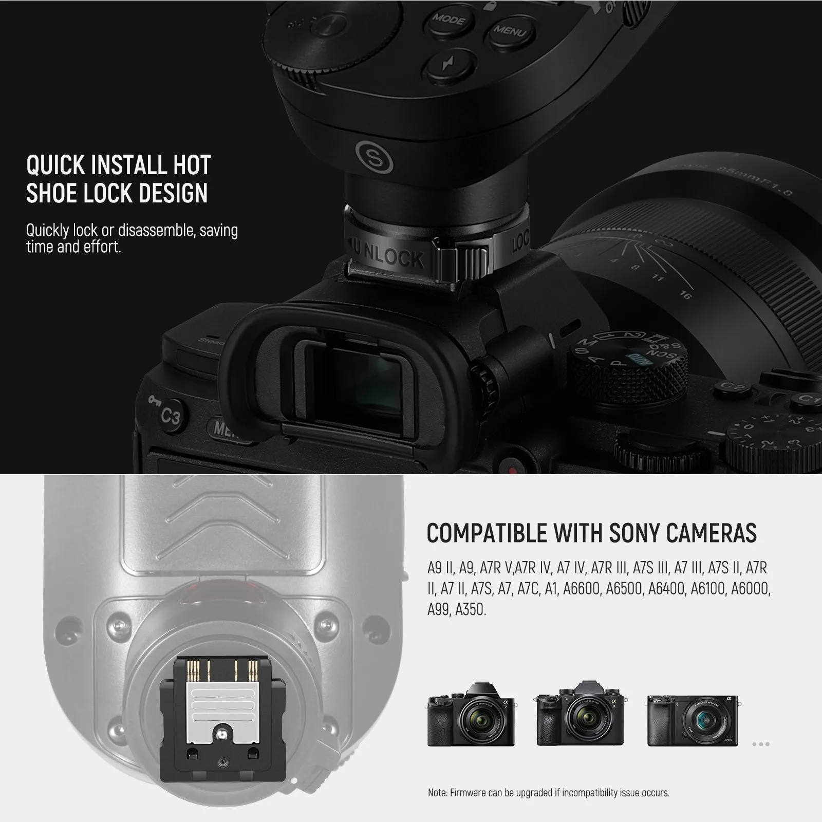 NEEWER QPRO-S TTL Wireless Flash Trigger For Sony Camera