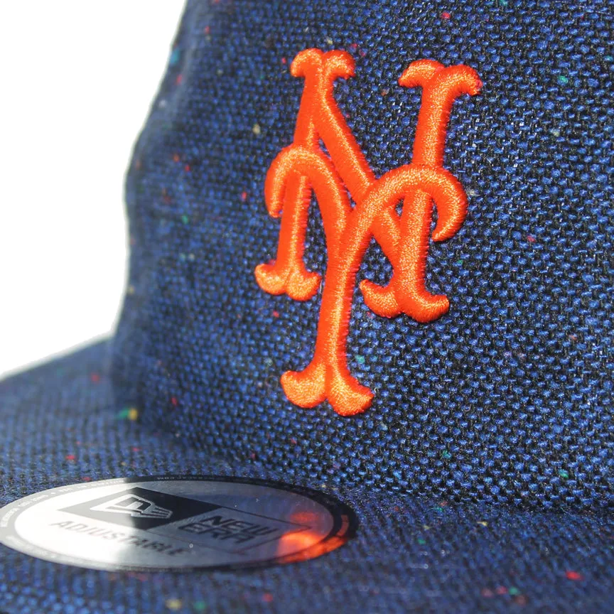 NY Mets Tweed | New Era 5 Panel Camper (Blue)