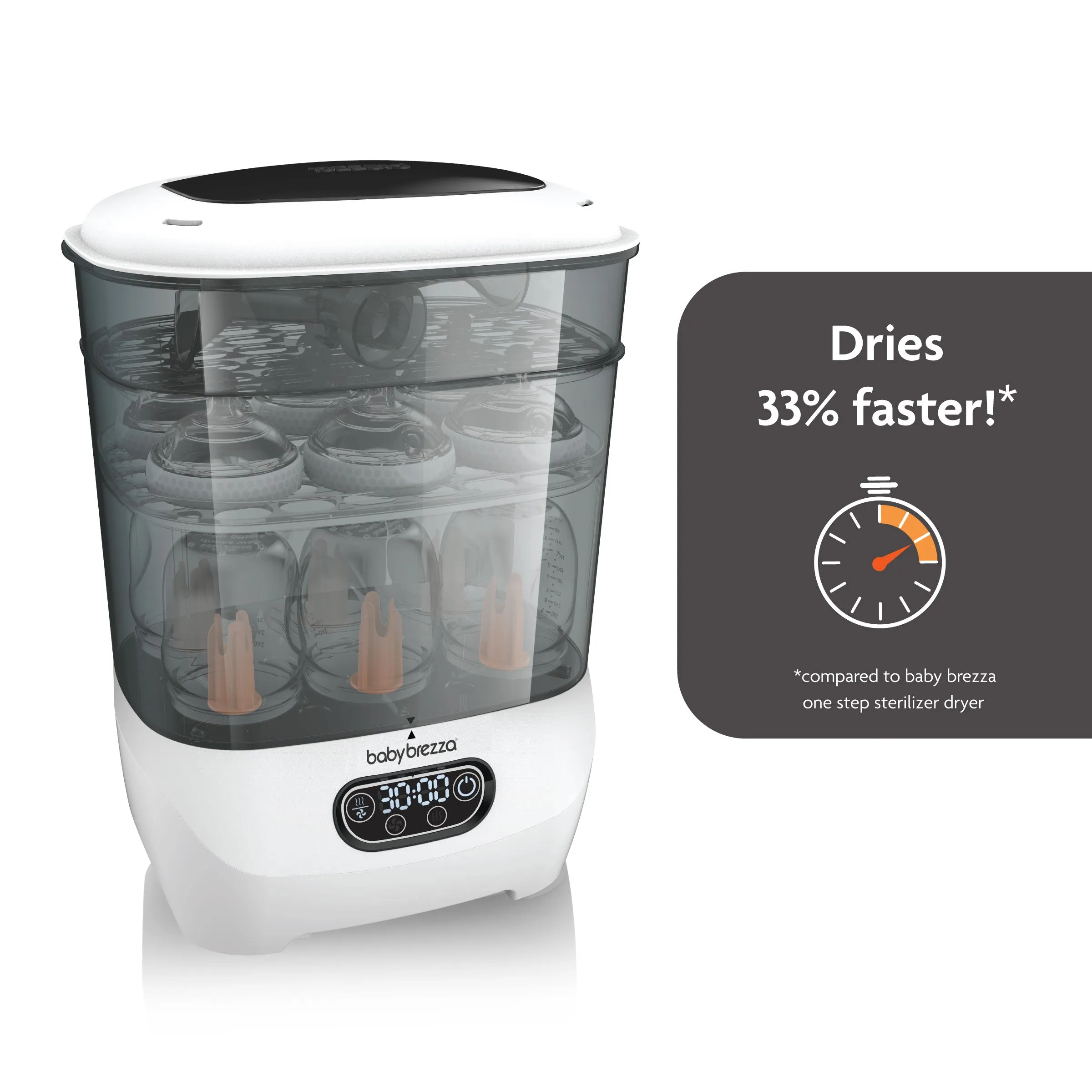 One Step Baby Bottle Sterilizer and Dryer Advanced - Electric steam sterilizer with HEPA Filter