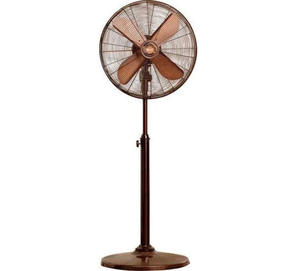 Orient Electric Pedestal Fan STAND 35 400MM (RUBBED BRONZE, BROWN)