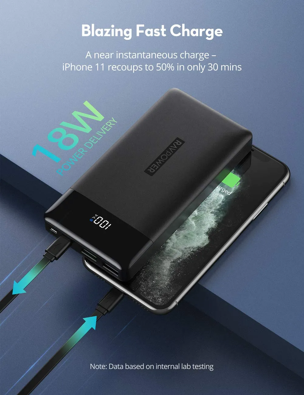 PD Pioneer 15000mAh 30W 4-Port Power Bank Charger