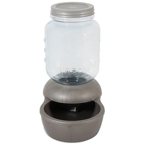 Petmate 1-Gallon Mason Jar Gravity Pet Waterer