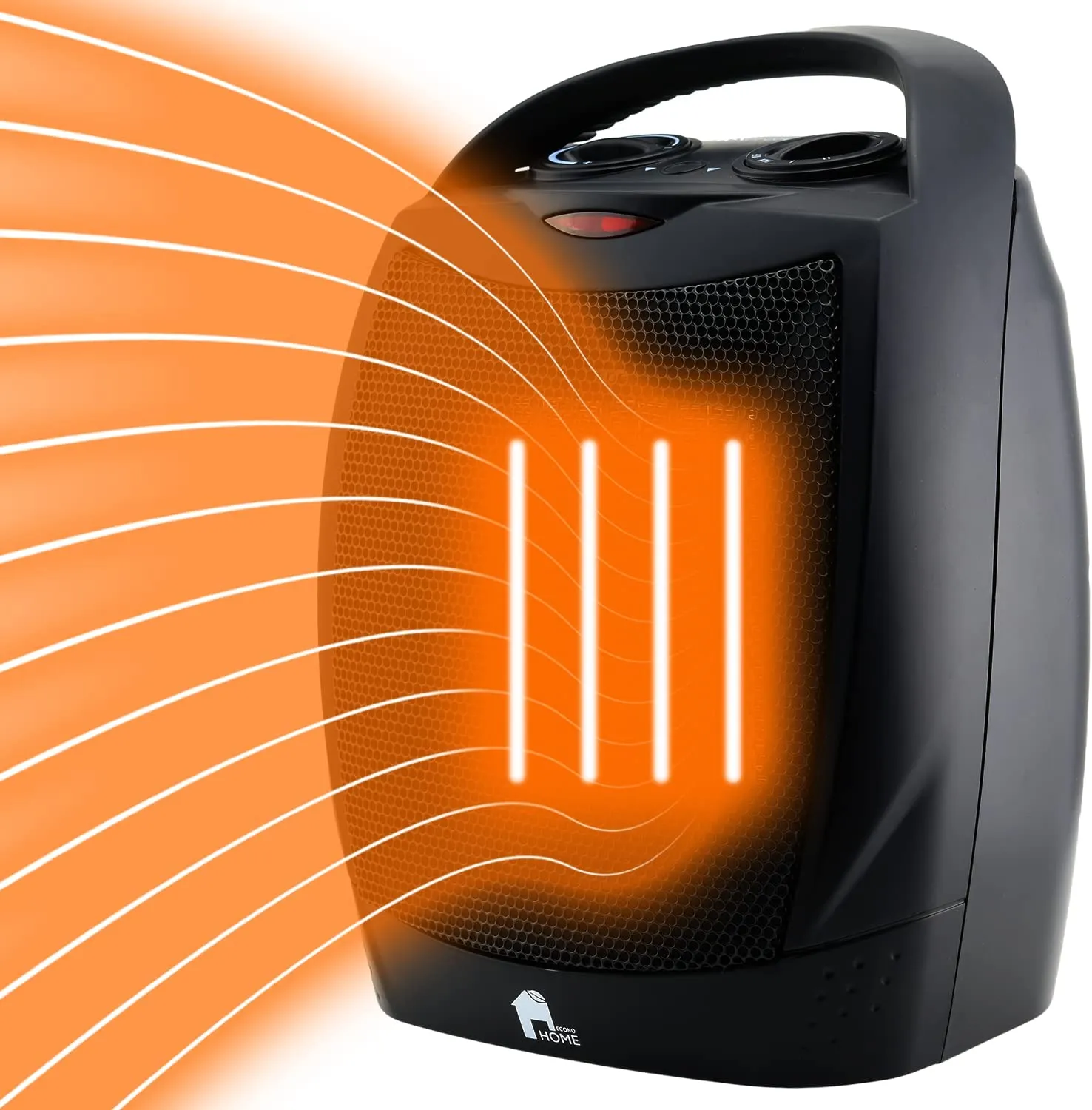 Portable Electric Space Heater - 1500W/750W