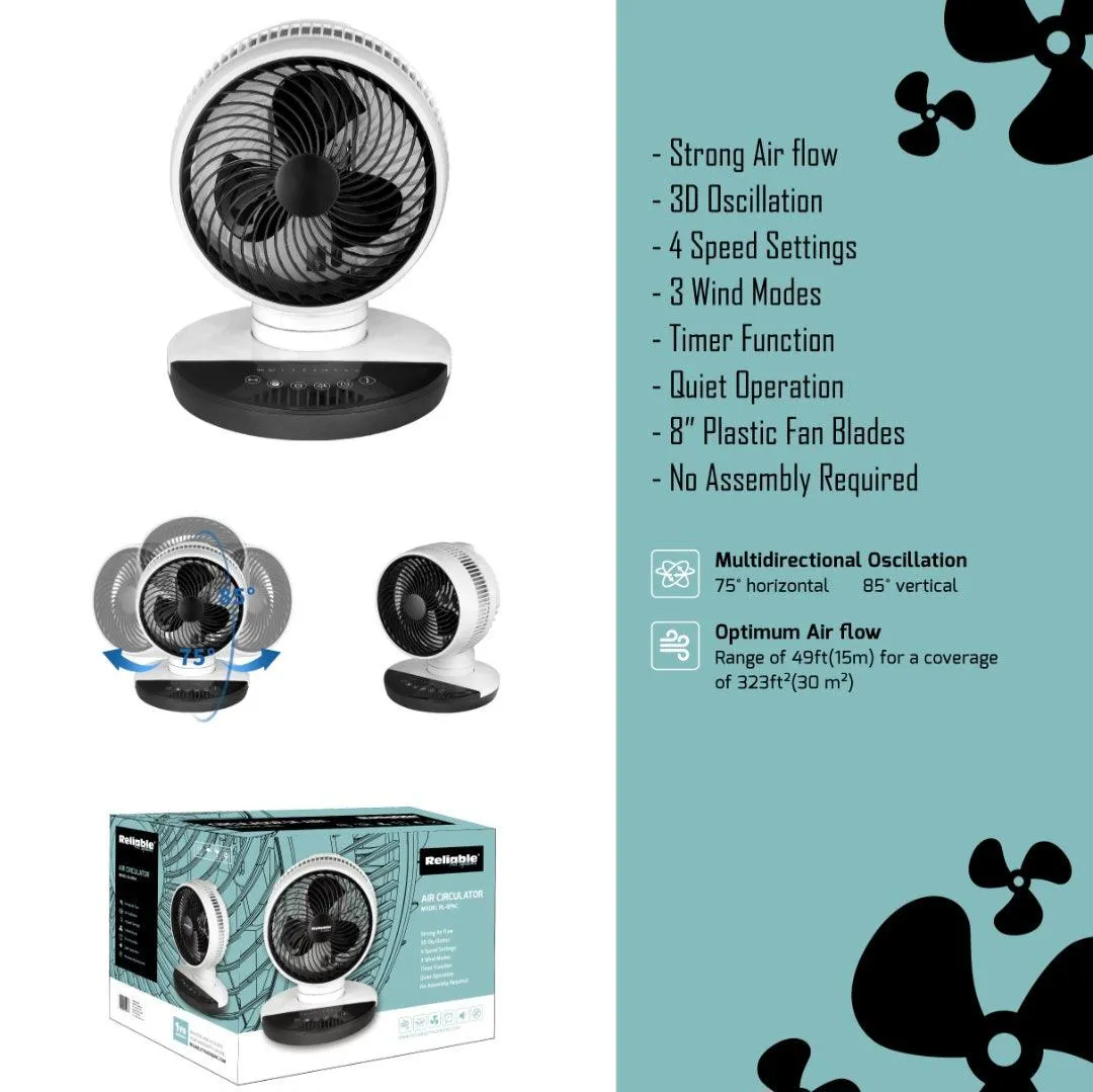 Reliable 3D Air Circulator Fan