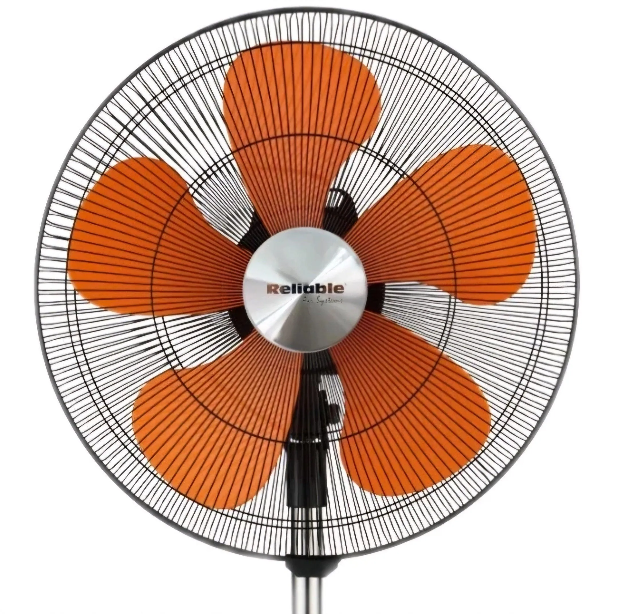 Reliable Air Systems Pedestal Orange Fan 18"