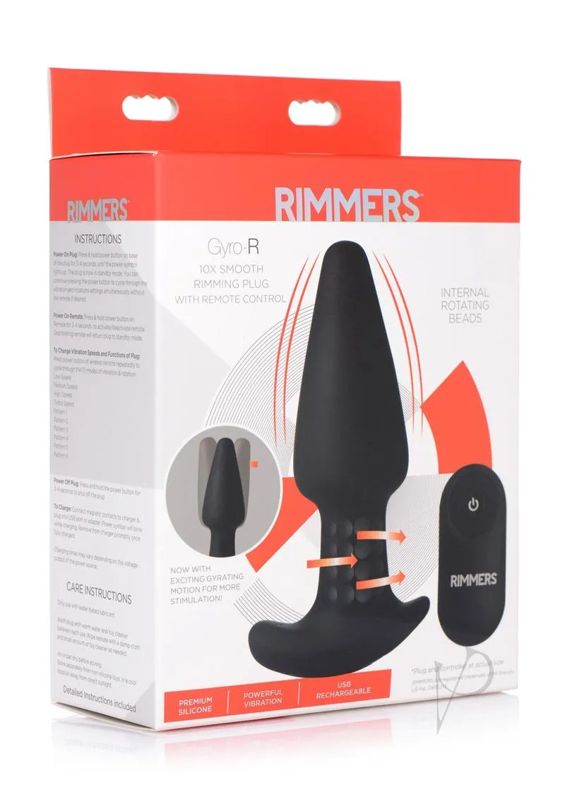 Sure! Here’s an optimized title for the product:

Rimmers Premium Gyro R Plug – Innovative Pleasure Device with Adjustable Speed & Unique Design for Enhanced Stimulation