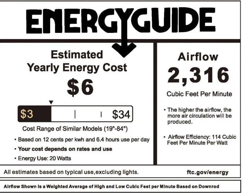 ROQUE 44 inch 3-Blade Smart Ceiling Fan with LED Light Kit & Remote - White/White