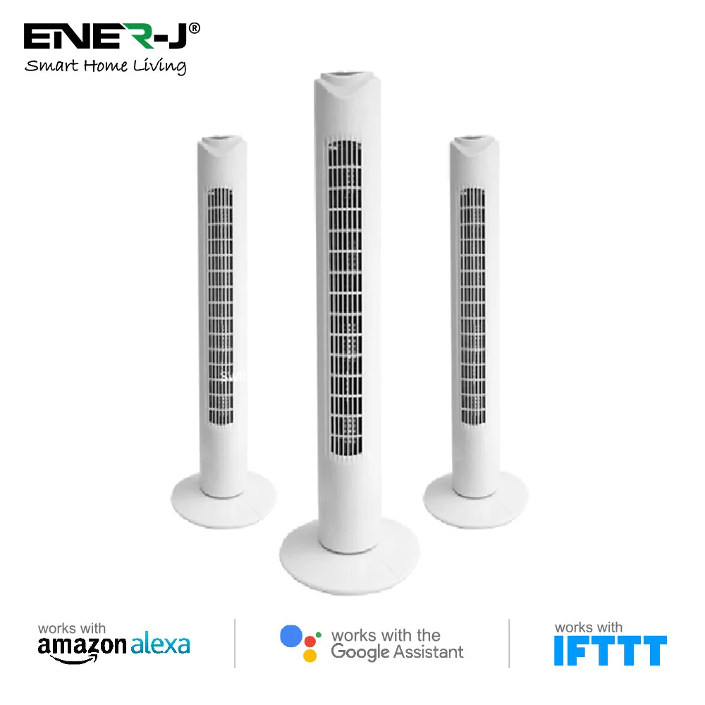 Smart Tower Fan, 32", 3 Speed Settings & Oscillation, APP & Voice Control