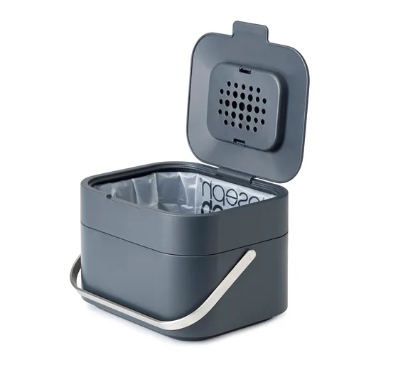 Stack 4 Waste Compost Caddy Graphite or Stone- 4L