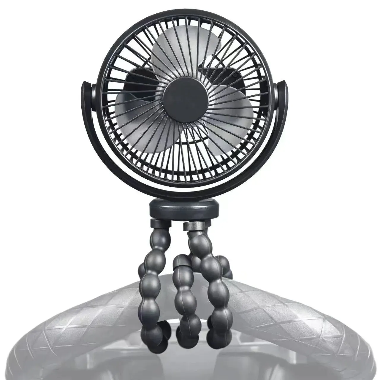 Stroller Fan - Top Rated Stroller Fan -Rechargeable Portable Fan for Stroller, Crib, Pram