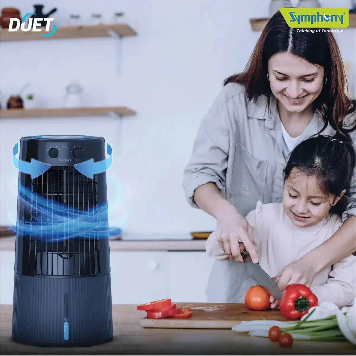 Symphony Duet-i India's 1st Kitchen Cooling Fan