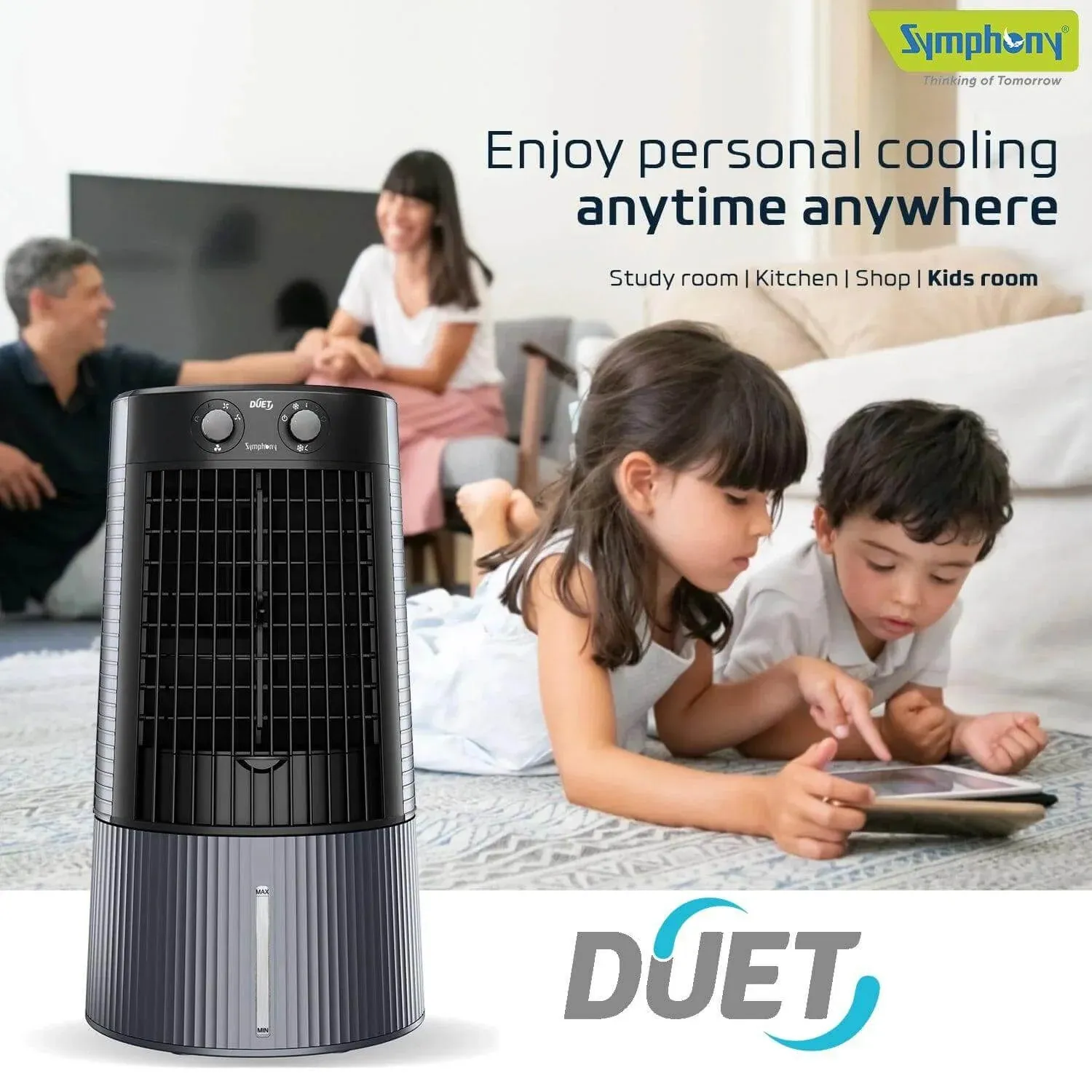 Symphony Duet-i India's 1st Kitchen Cooling Fan